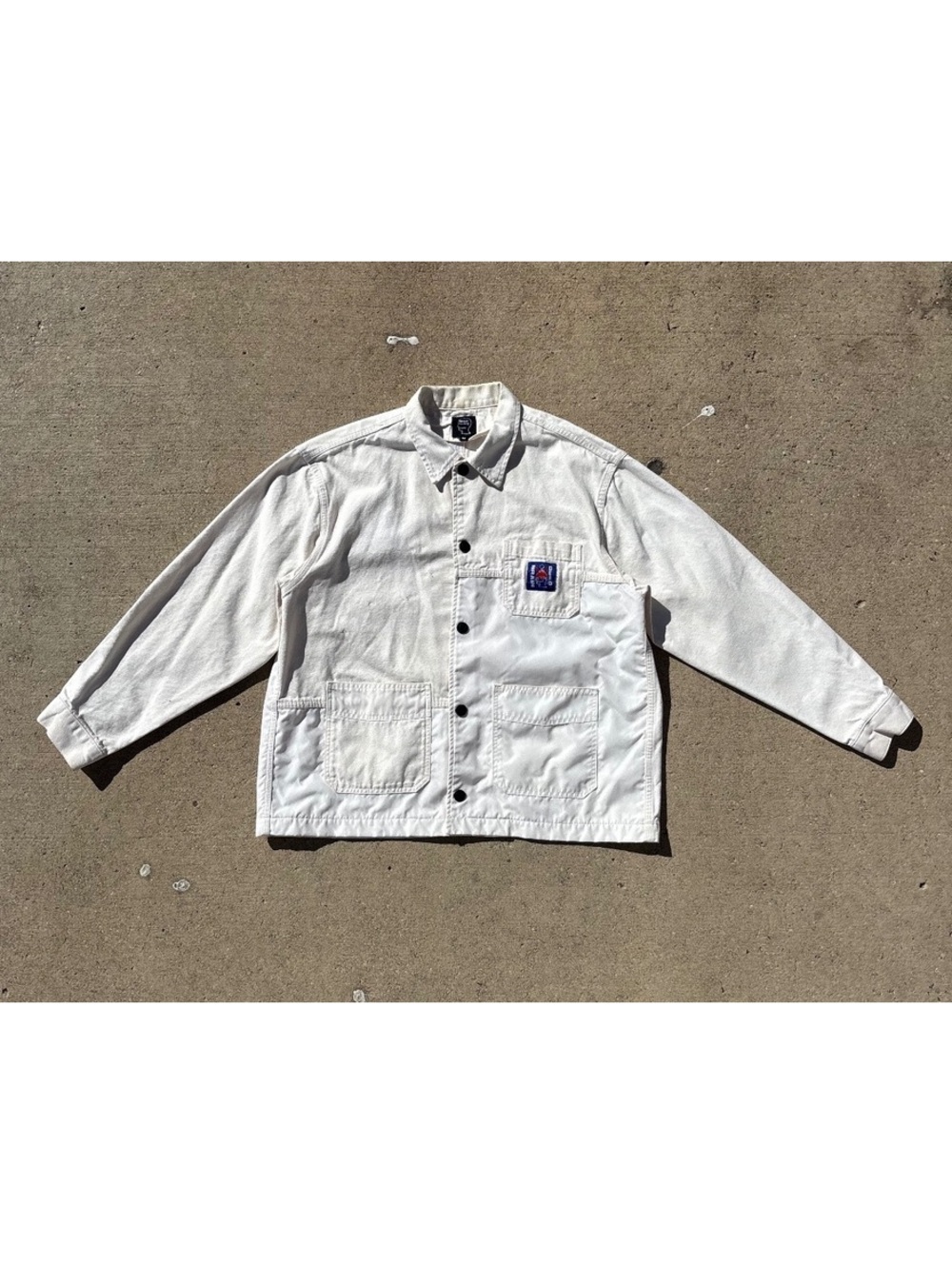 Brain Dead 2019 Paneled Chore Jacket M w/ Original Pins